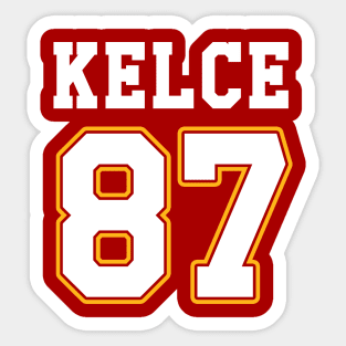 Kelce 87° Sticker